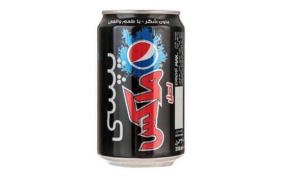 نوشابه قوطی مکس رژیمی