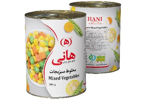 مخلوط سبزیجات 380گرم