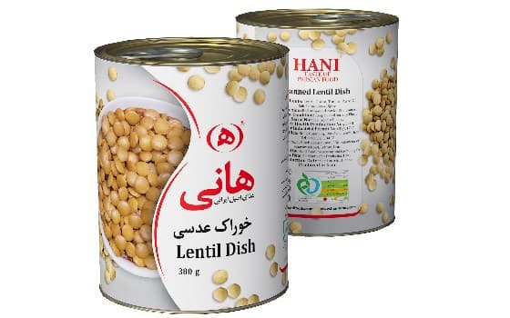 خوراک عدسی 380گرم